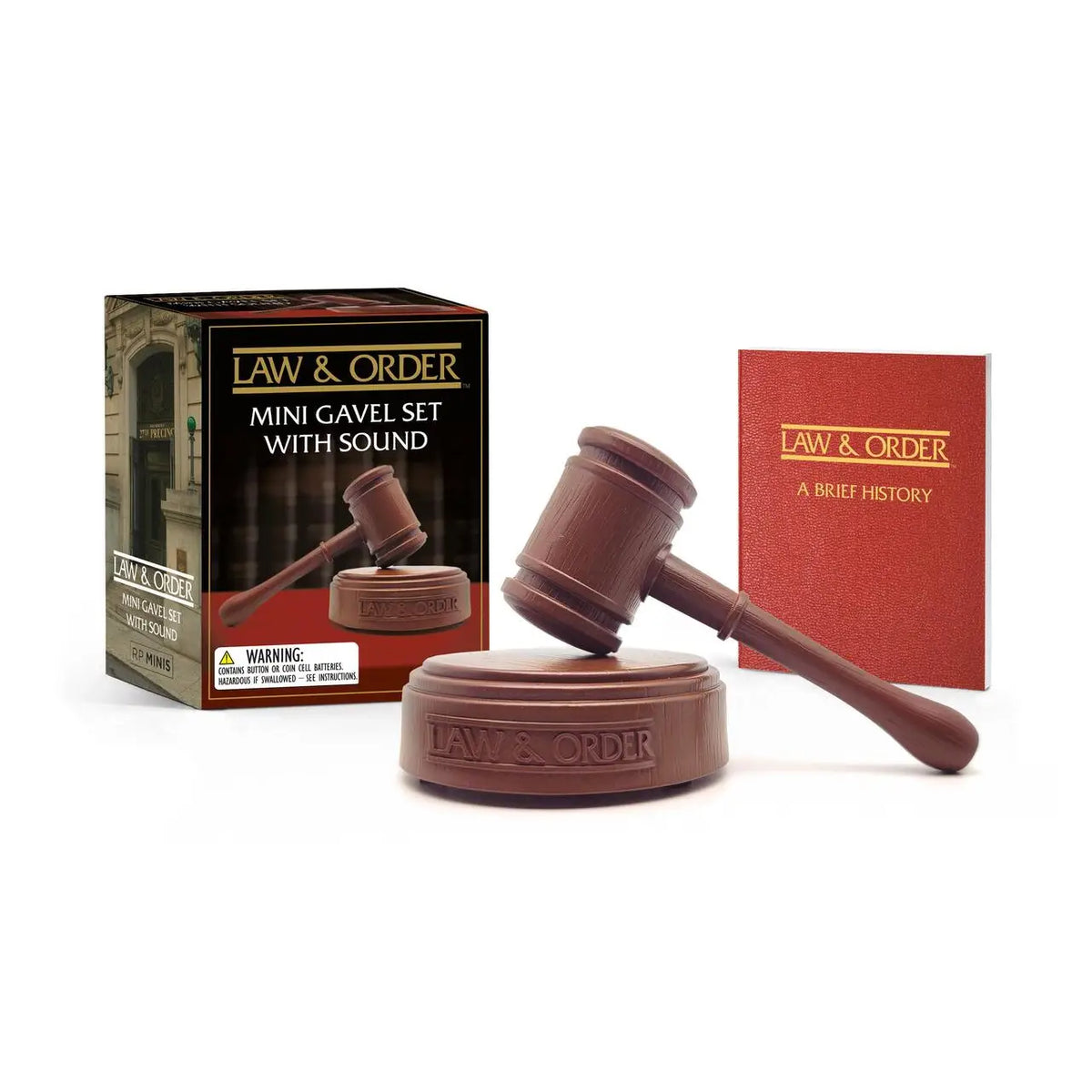 Law & Order: Mini Gavel Set with Sound [Mini Kit]