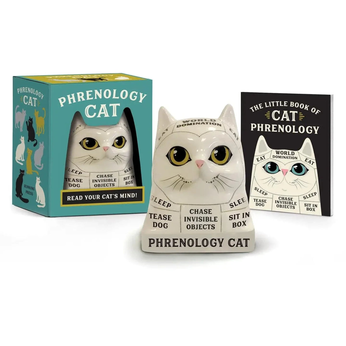 Phrenology Cat: Read Your Cat's Mind! [Mini Kit]