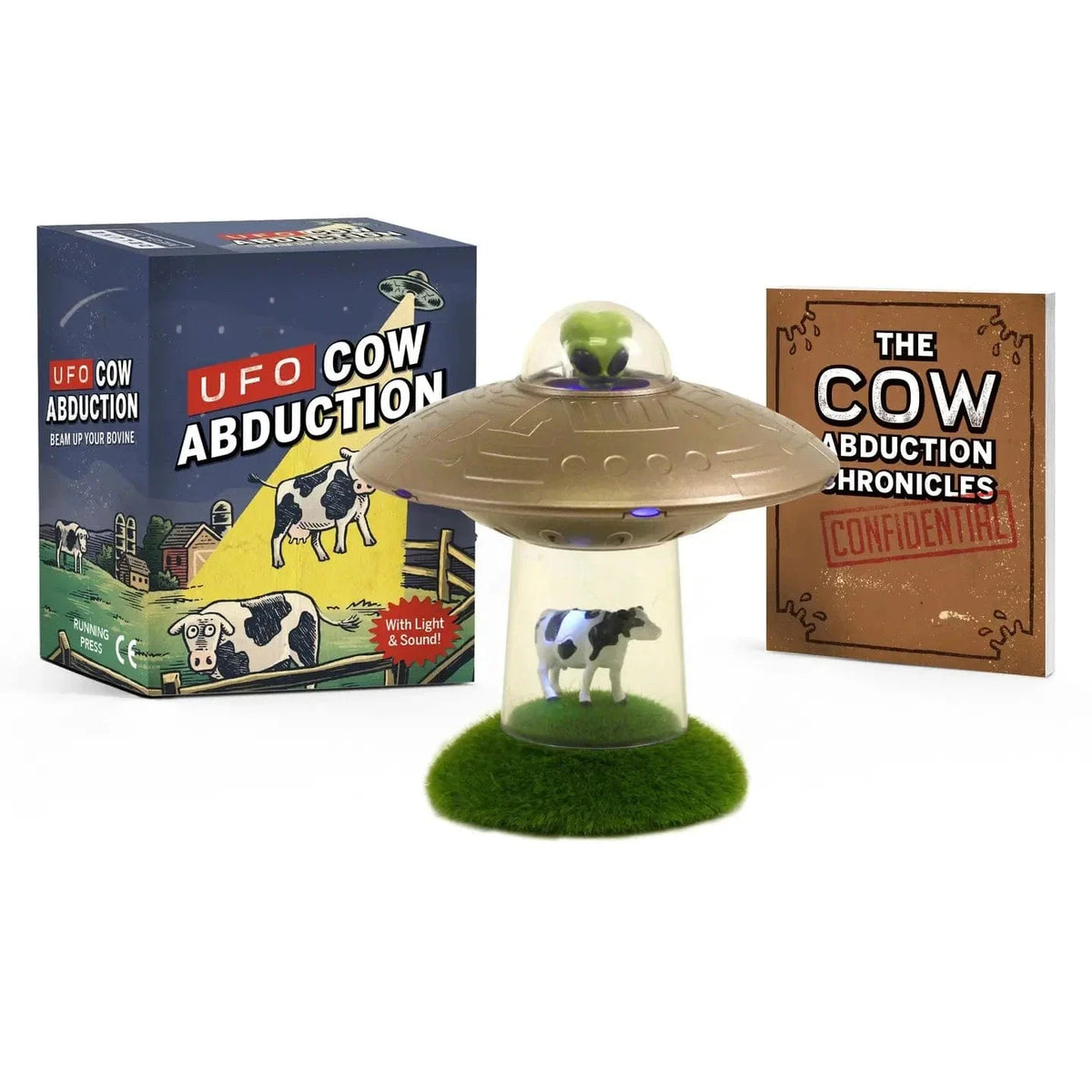 Ufo Cow Abduction Toy with Light and Sound [Mini Kit]
