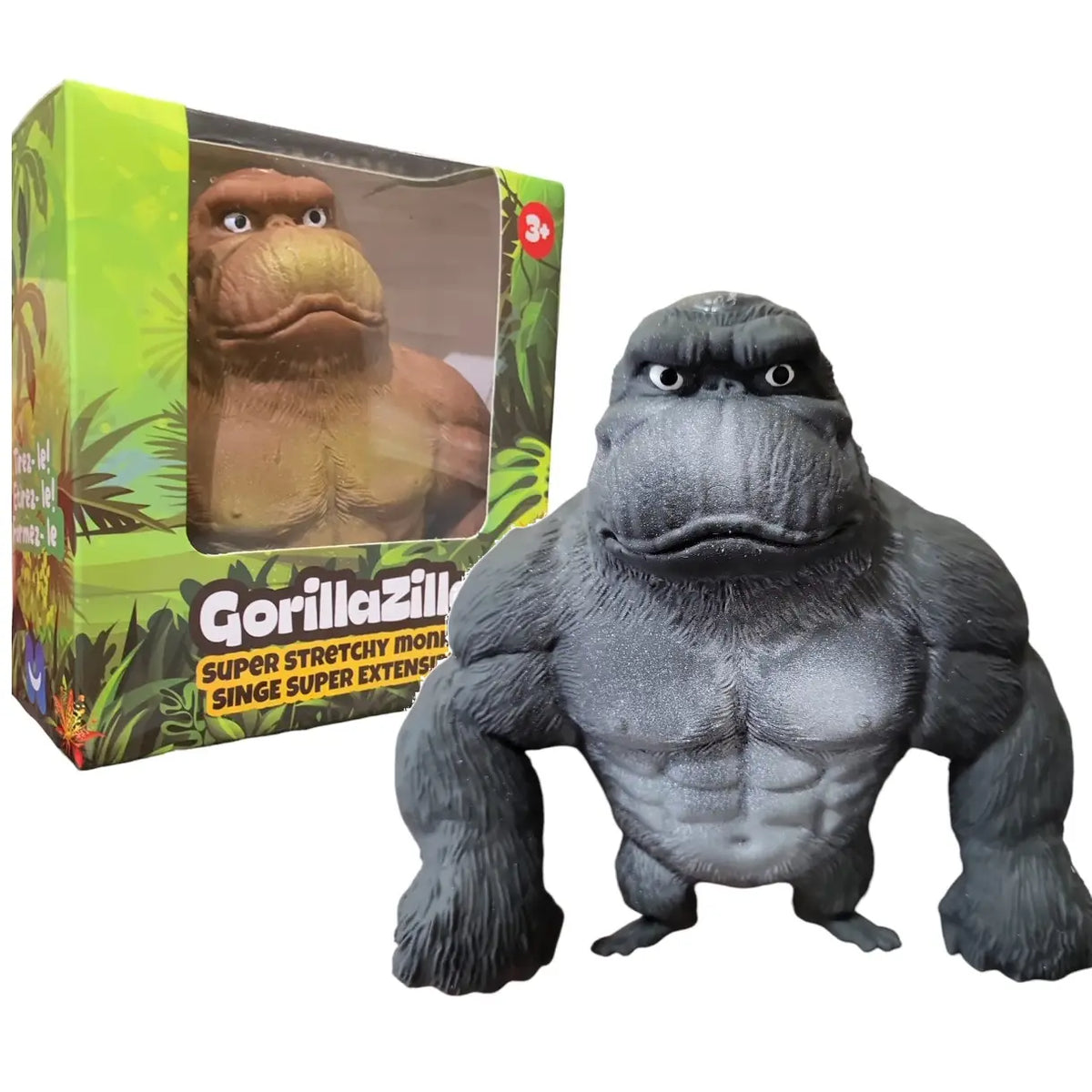 Handee: 1.5lb Jumbo Gorillazilla - Viral Stretchee Monkee Toy
