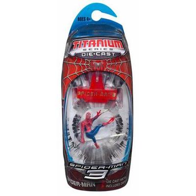 Hasbro Marvel 3 Inch Titanium Action Figures Series 1: Spider-Man (Shelf Wear Packaging)