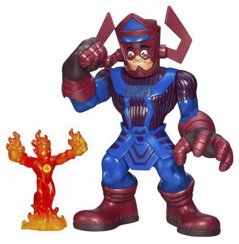 Hasbro Superhero Squad Mini Figures: Galactus and Human Torch (Shelf Wear Packaging)