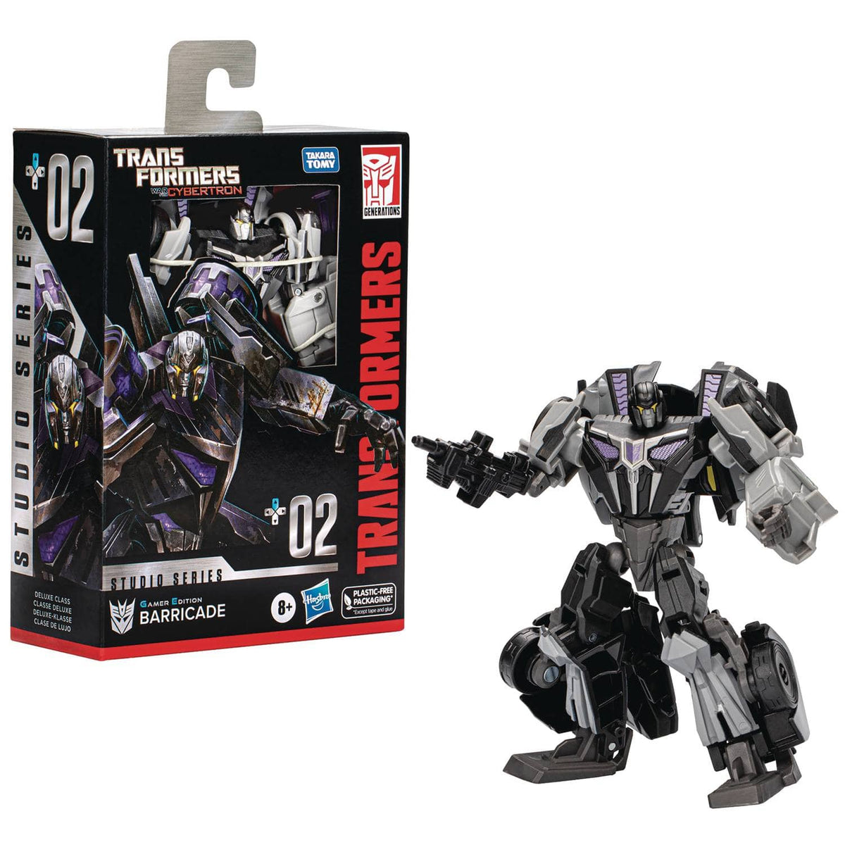 Hasbro: Transformers Studio Series - Barricade, Gamer Edition (War for Cybertron)