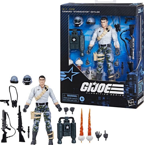 HASBRO COLLECTIBLES: GI JOE CLASSIFIED SERIES - #136 EDWARD "STARDUSTER" SKYLAR ACTION FIGURE