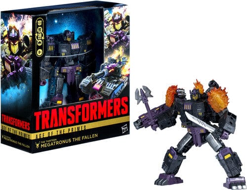 HASBRO COLLECTIBLES: TRANSFORMERS - AGE OF PRIMES - LEADER CLASS THE THIRTEEN - MEGATRONUS THE FALLEN ACTION FIGURE