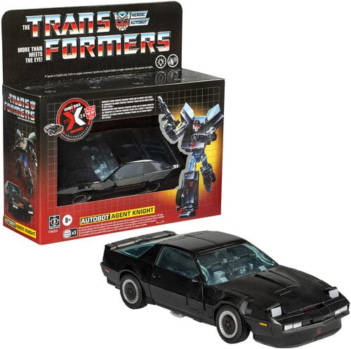 HASBRO COLLECTIBLES: TRANSFORMERS COLLABORATIVE - KNIGHT RIDER X TRANSFORMERS - AUTBOT AGENT KNIGHT ACTION FIGURE