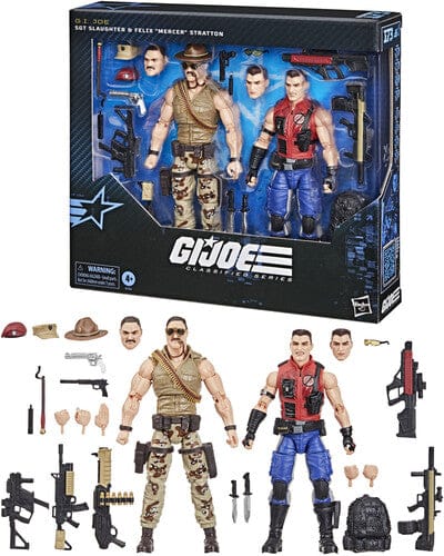 Hasbro: G.I. Joe Classified Series - Sgt. Slaughter & Felix "Mercer" Stratton 2pk