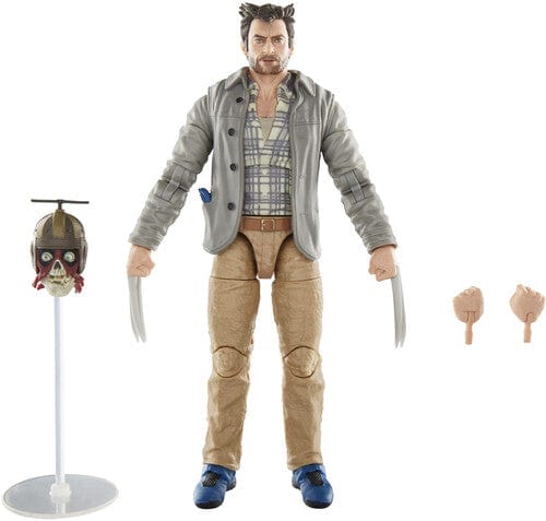 HASBRO COLLECTIBLES: MARVEL LEGENDS - DEADPOOL &. WOLVERINE - HEADPOOL WITH MARVELS LOGAN ACTION FIGURE