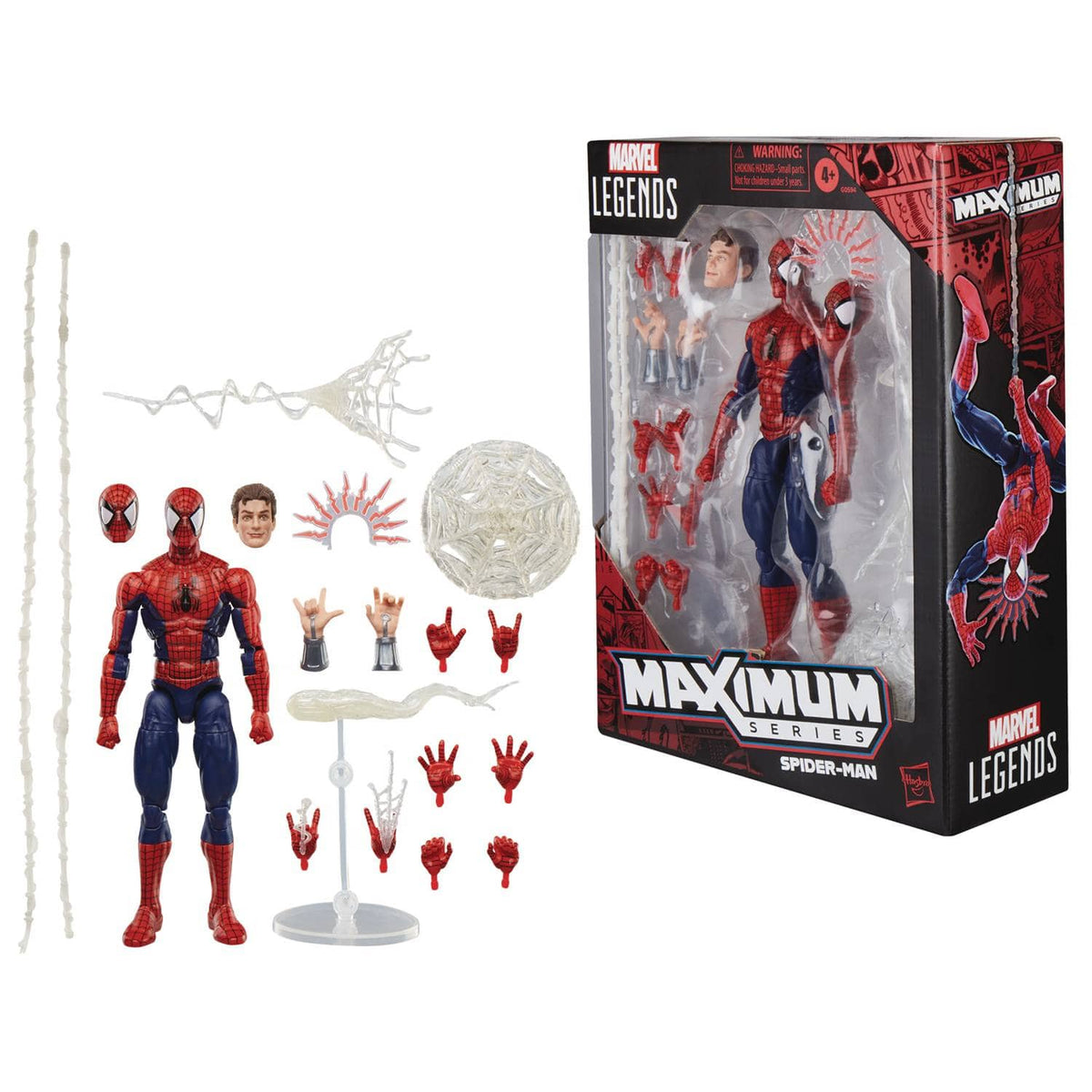 HASBRO: MARVEL LEGENDS - MAXIMUM SERIES - SPIDER MAN DLX ACTION FIGURE