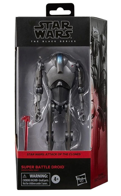 HASBRO COLLECTIBLES: STAR WARS BLACK SERIES - ATTACK OF THE CLONES - SUPER BATTLE DROID ACTION FIGURE