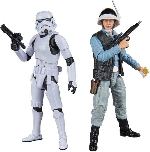 HASBRO COLLECTIBLES: STAR WARS BLACK SERIES - REBEL TROOPER & STORMTROOPER ACTION FIGURE 2 PACK