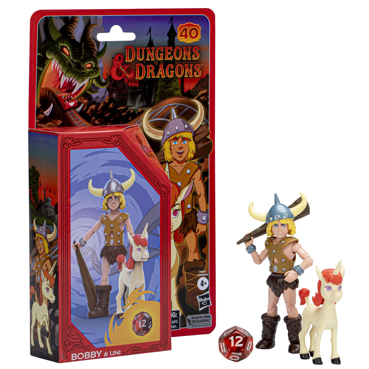 Hasbro: Dungeons & Dragons Cartoon - Bobby & Uni 6"