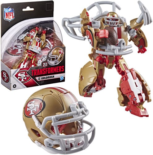 Hasbro: Transformers x NFL - San Francisco 49ers (Golrush Helmet) (Copy)
