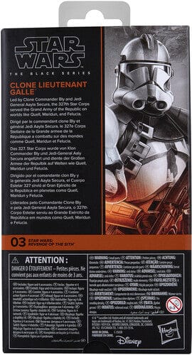 Hasbro: Star Wars Black Series - Clone Lieutenant Galle (Revenge of the Sith)