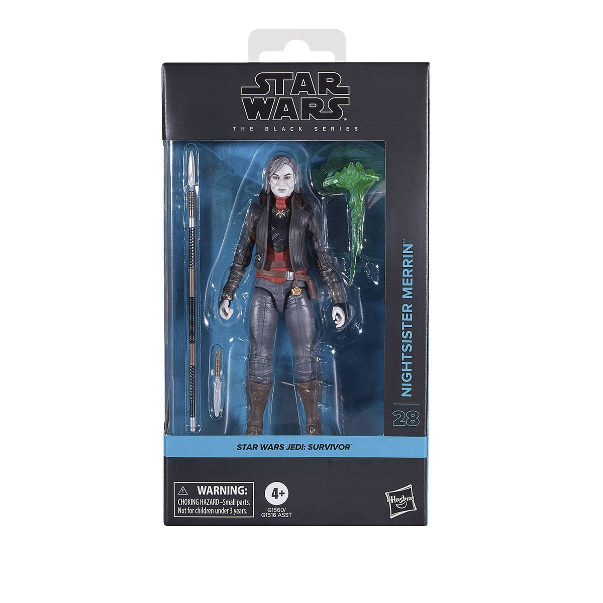 HASBRO: STAR WARS - BLACK SERIES - JEDI SURVIVOR - NIGHTSISTER MERRIN ACTION FIGURE