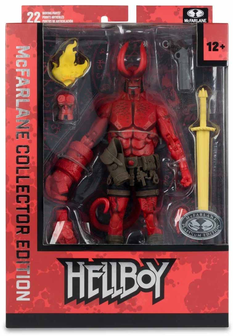 Hellboy Collector Edition 7 Inch Action Figure Exclusive - Hellboy #60 Platinum