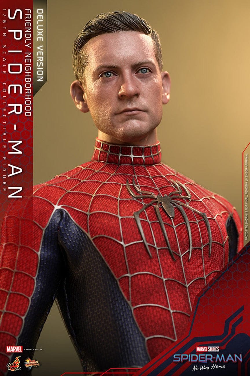 HOT TOYS: MARVEL STUDIOS - SPIDER MAN NO WAY HOME - FRIENDLY NEIGHBORHOOD SPIDER-MAN DELUXE VERSION 1/6TH SCALE FIGURE