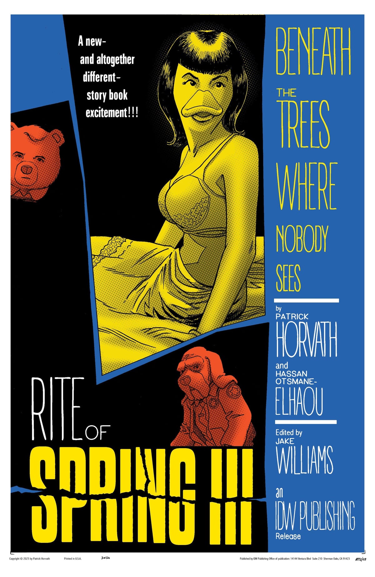 Beneath the Trees Where Nobody Sees: Rite of Spring #3 Variant B (Fleecs¬†Movie Homage Cover)