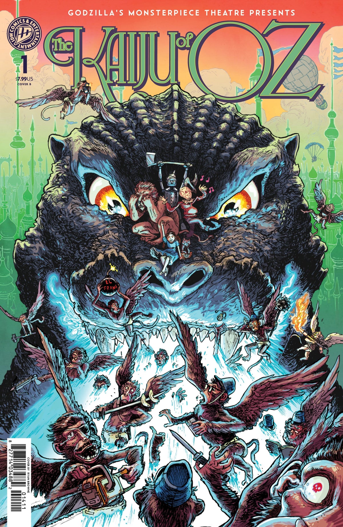 Godzillaâ€™s Monsterpiece Theatre Presents: The Kaiju of Oz Variant B (Browne) (Release Date: 10/07/2026)