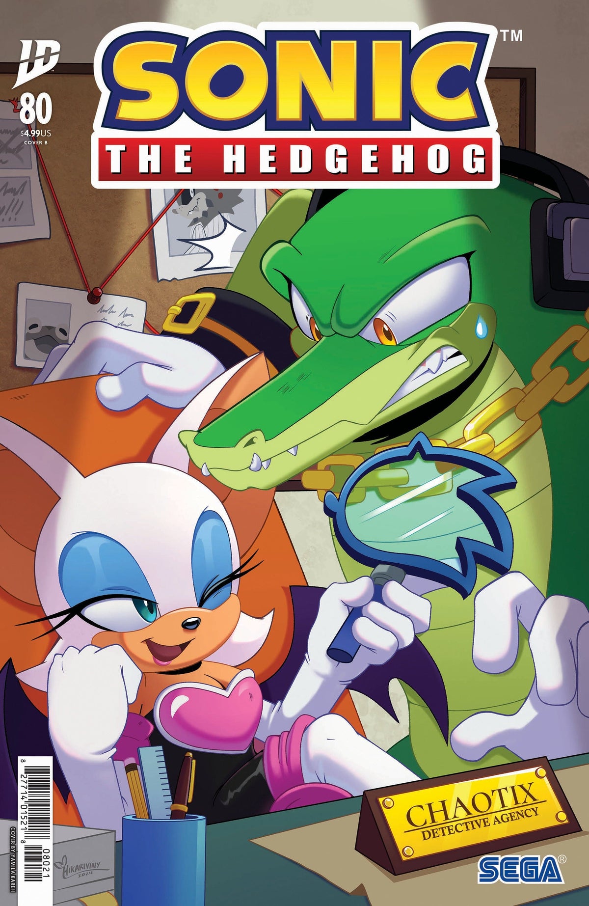 Sonic the Hedgehog #80 Variant B (Kareh)
