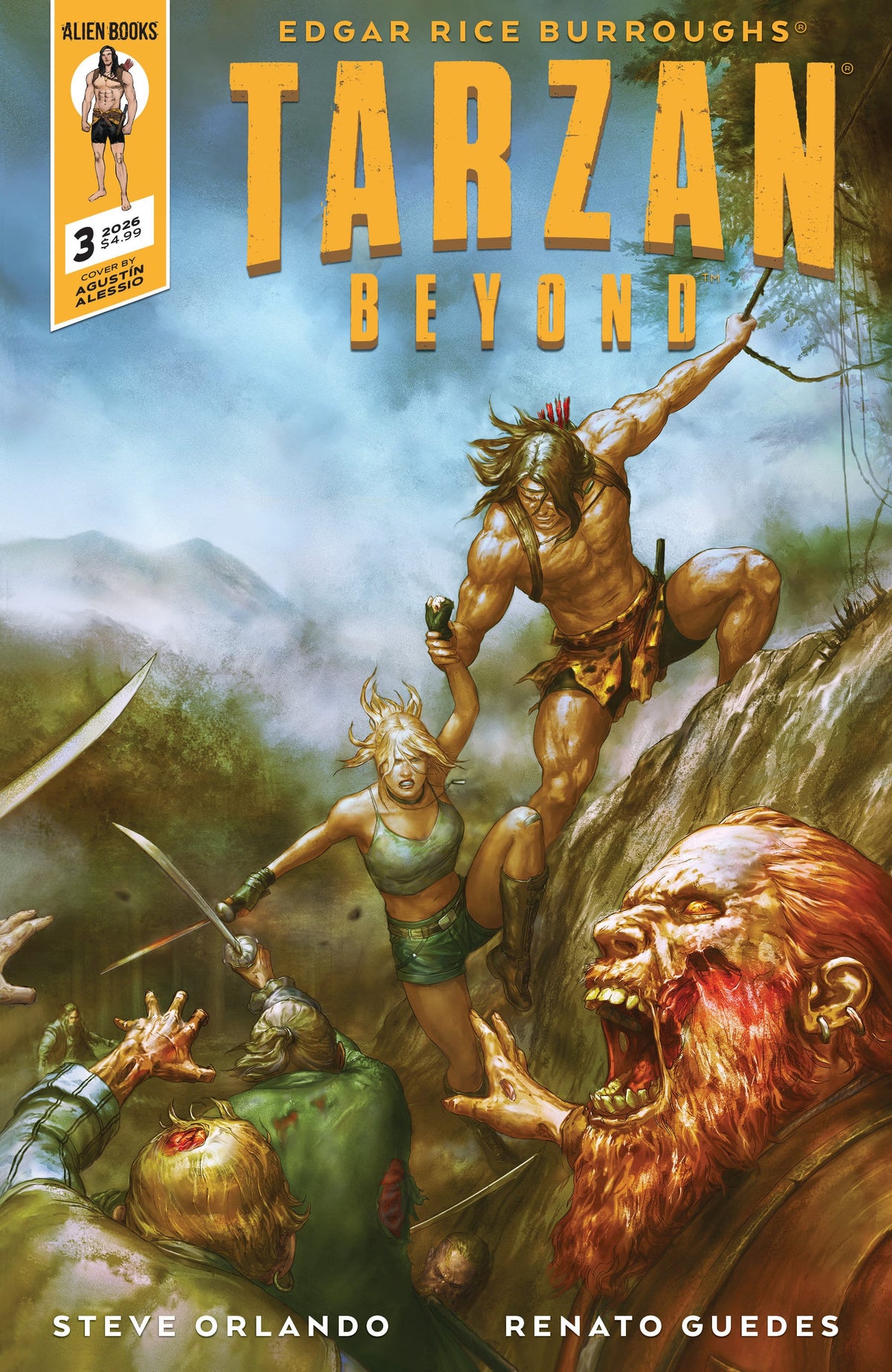 Tarzan Beyond #3 Cover A (Alessio) (Release Date: 09/09/2026)