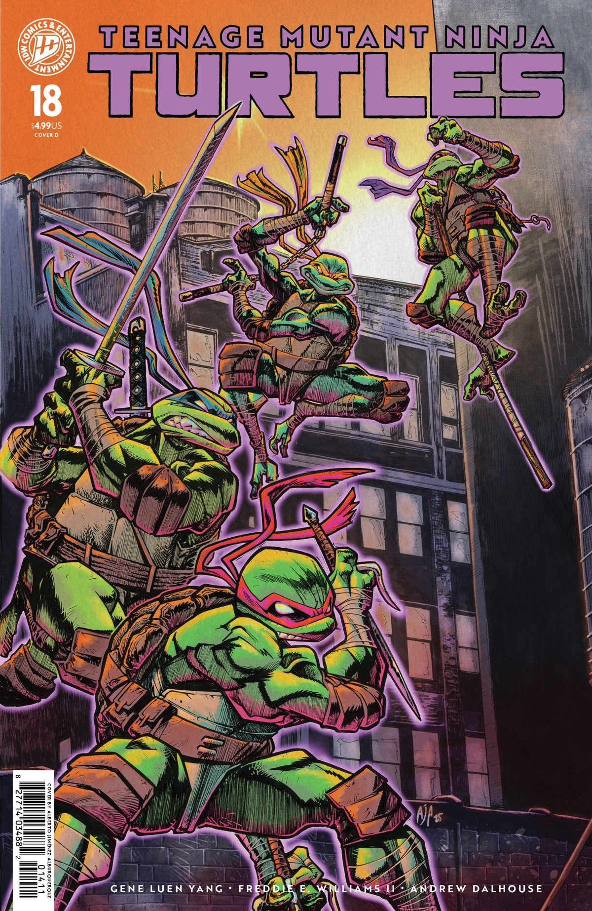 Teenage Mutant Ninja Turtles #18 Variant D (Jim√©nez Alburquerque)