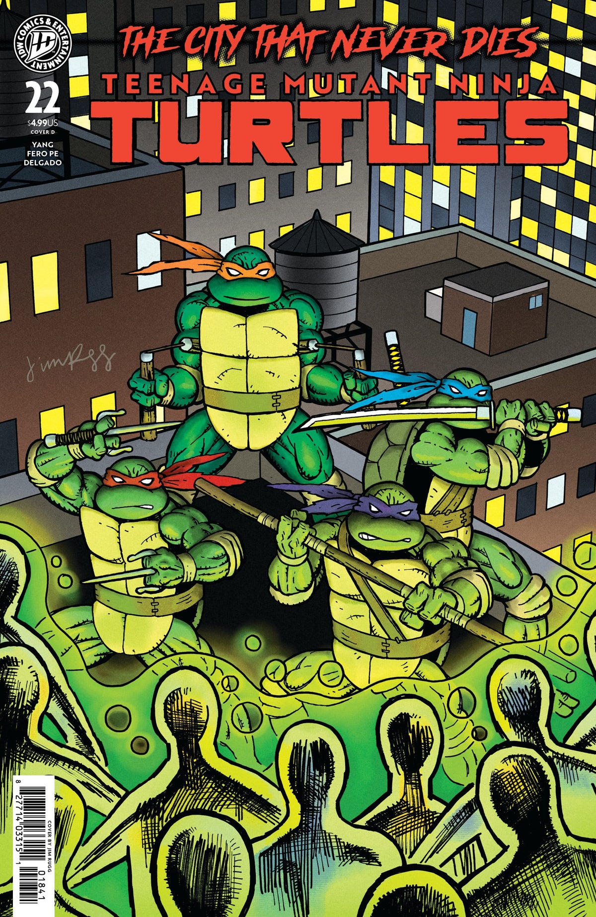 Teenage Mutant Ninja Turtles #22 Variant D (Rugg) (Release Date: 09/16/2026)