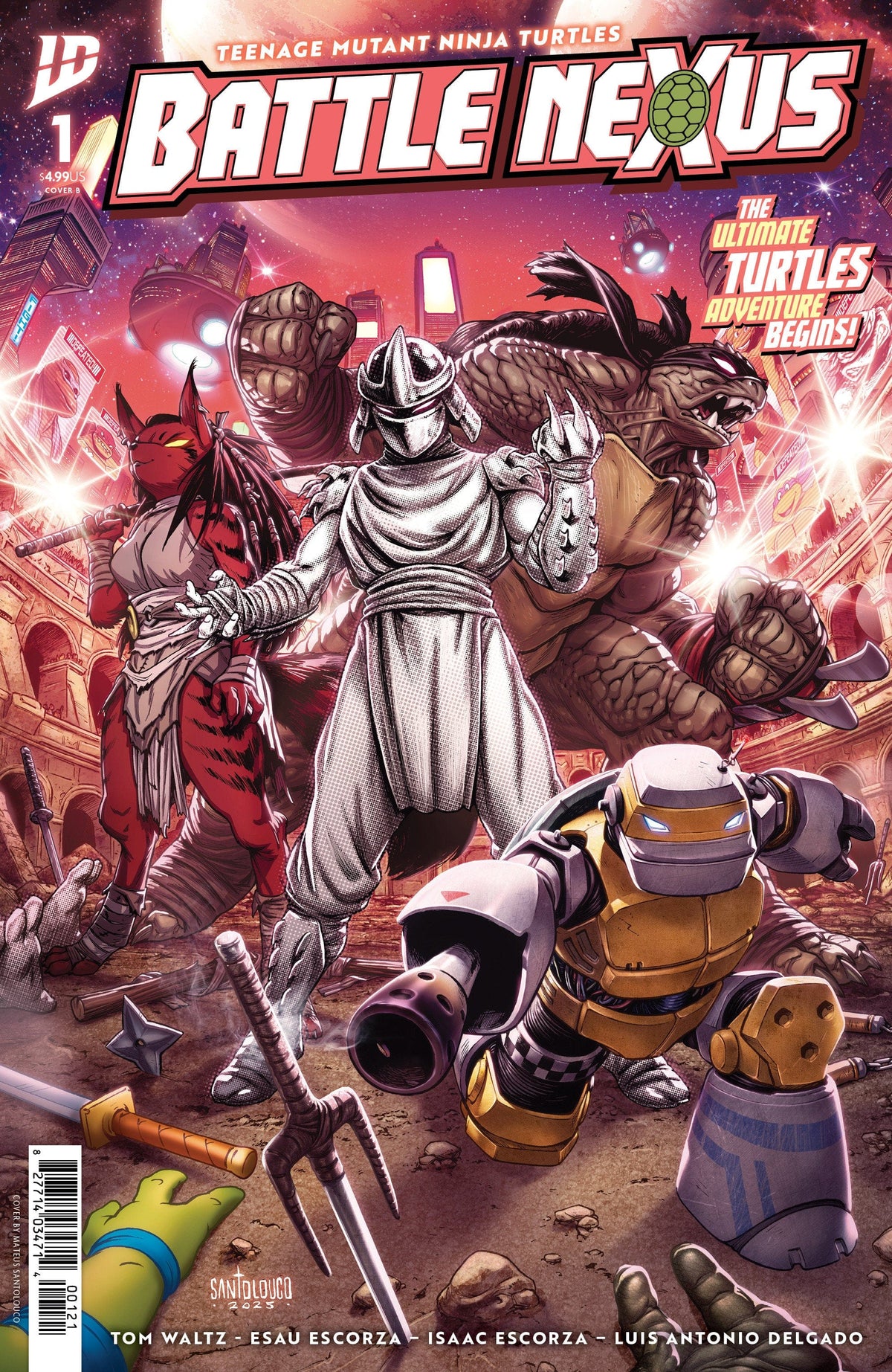 Teenage Mutant Ninja Turtles: Battle Nexus #1 Variant B (Santolouco)