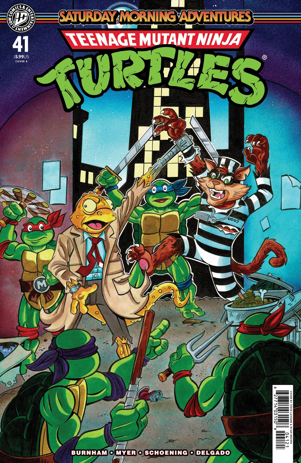 Teenage Mutant Ninja Turtles: Saturday Morning Adventures #41 Variant B (Lavigne) (Release Date: 09/23/2026)