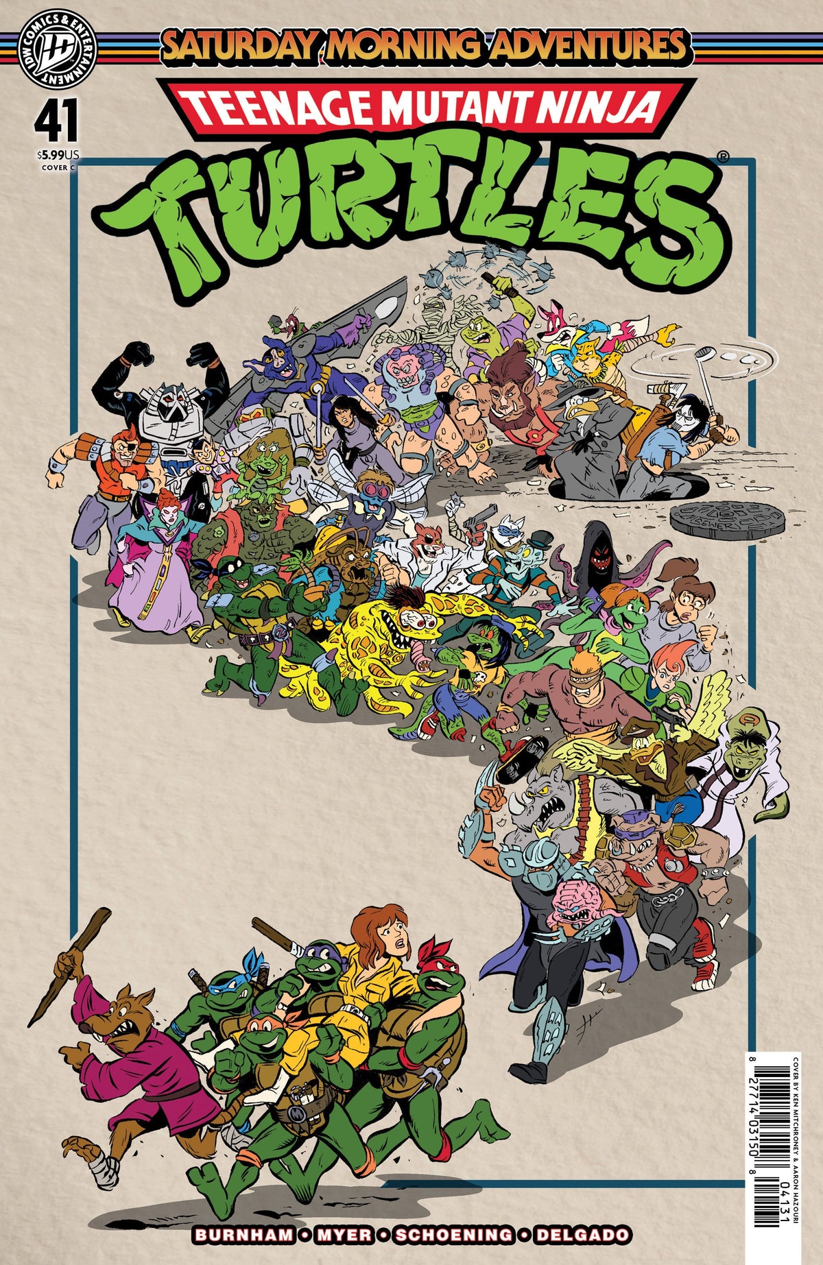 Teenage Mutant Ninja Turtles: Saturday Morning Adventures #41 Variant C (Mitchroney) (Release Date: 09/23/2026)