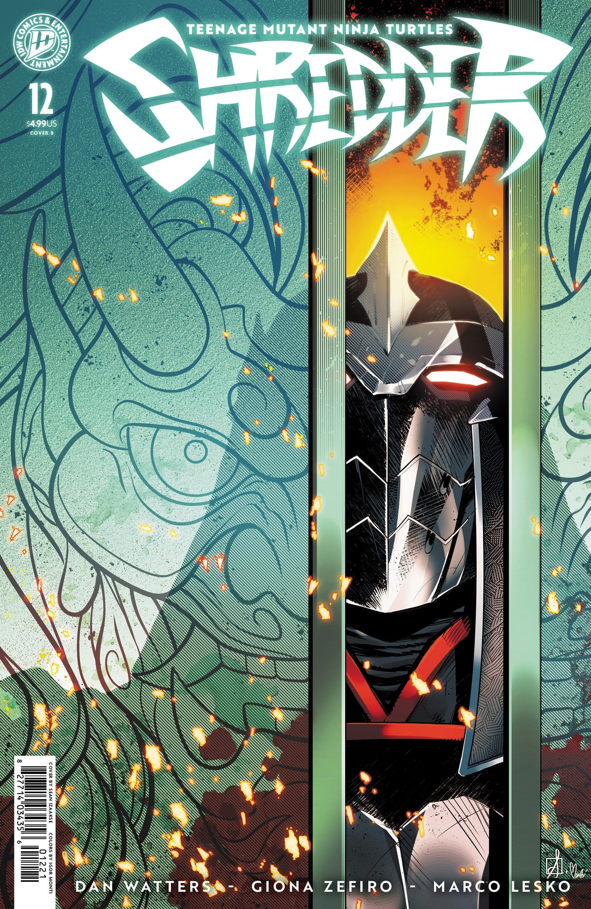 Teenage Mutant Ninja Turtles: Shredder #12 Variant B (Izaakse) (Release Date: 09/16/2026)