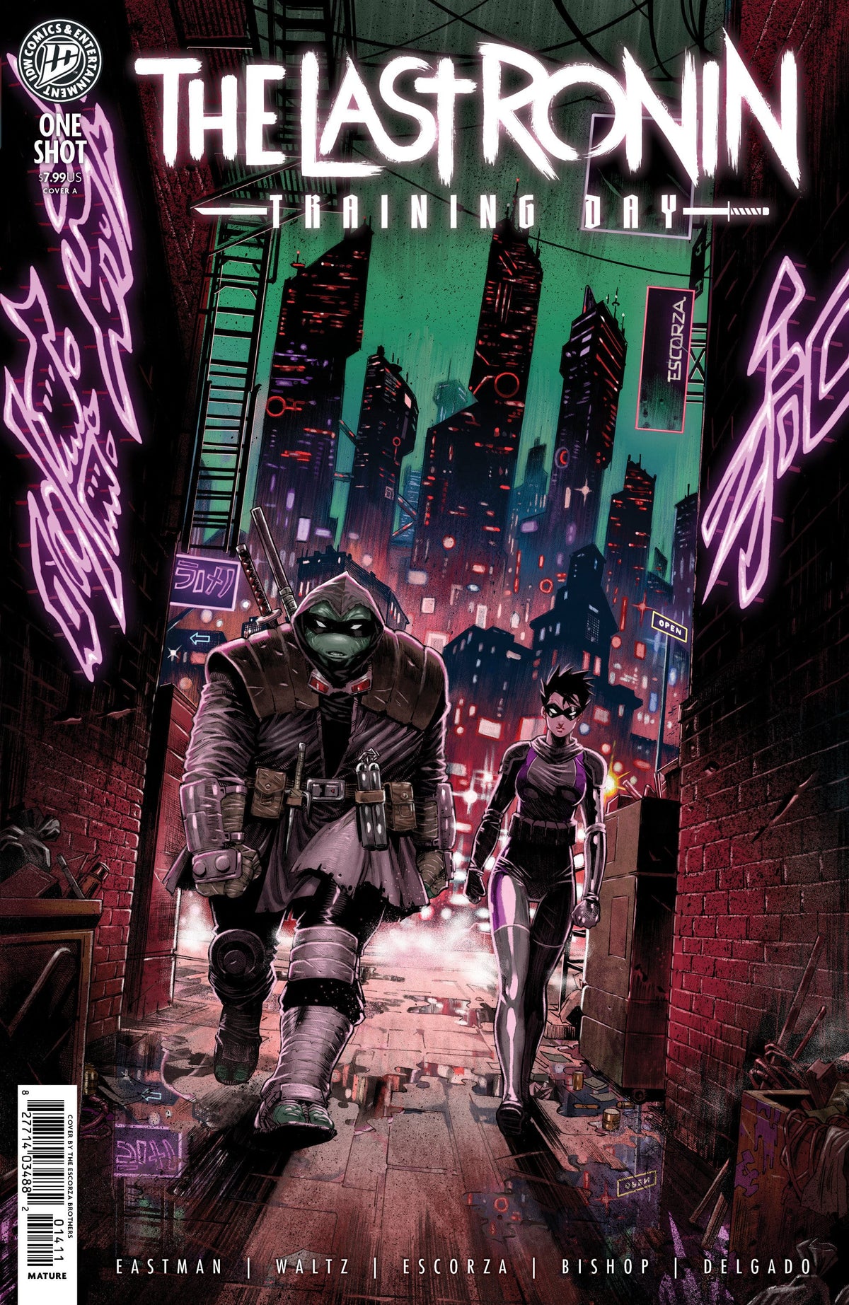 Teenage Mutant Ninja Turtles: The Last Ronin--Training Day Cover A (EscorzaÂ Brothers)