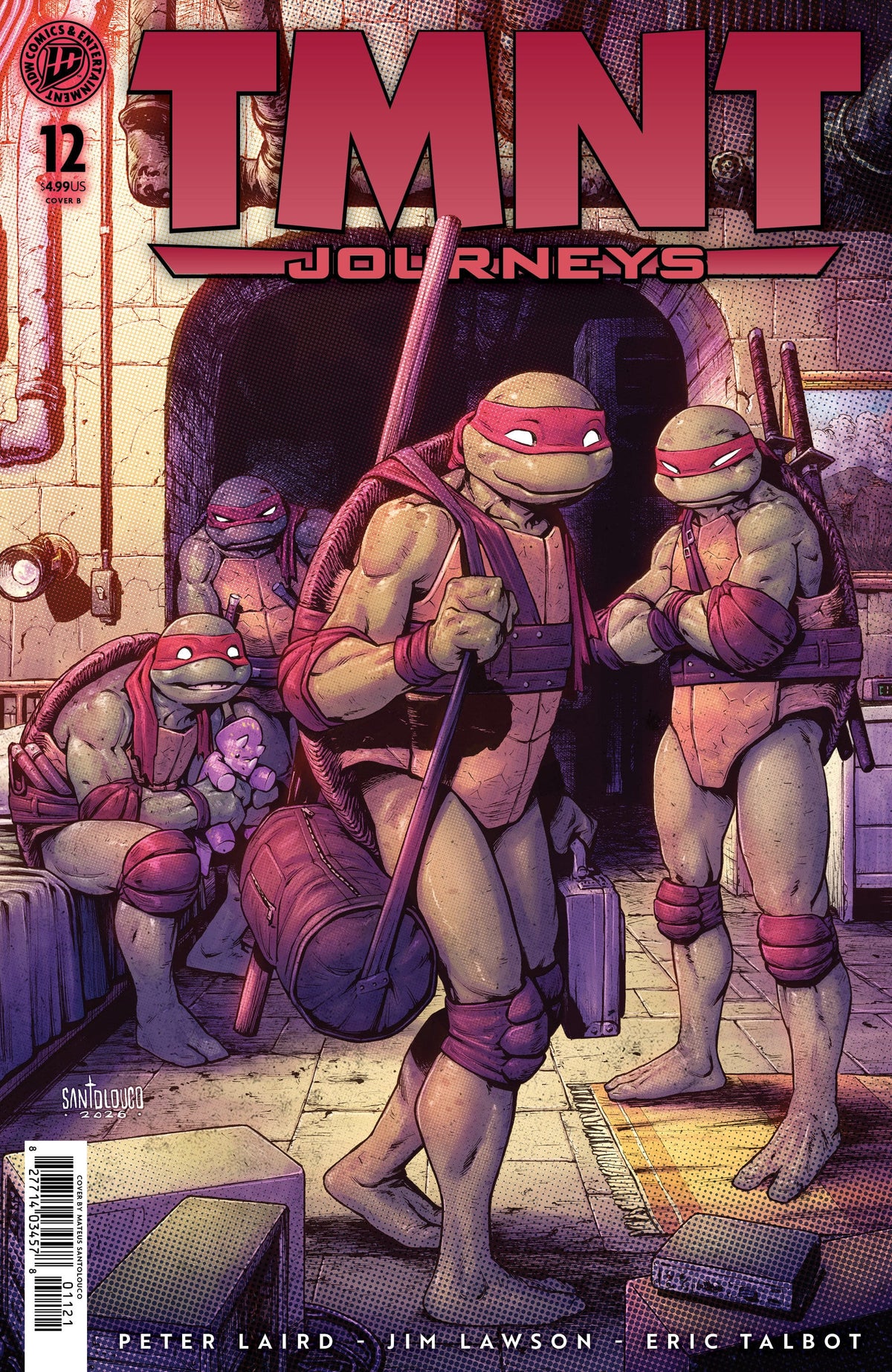 TMNT: Journeys #12 Variant B (Santolouco)