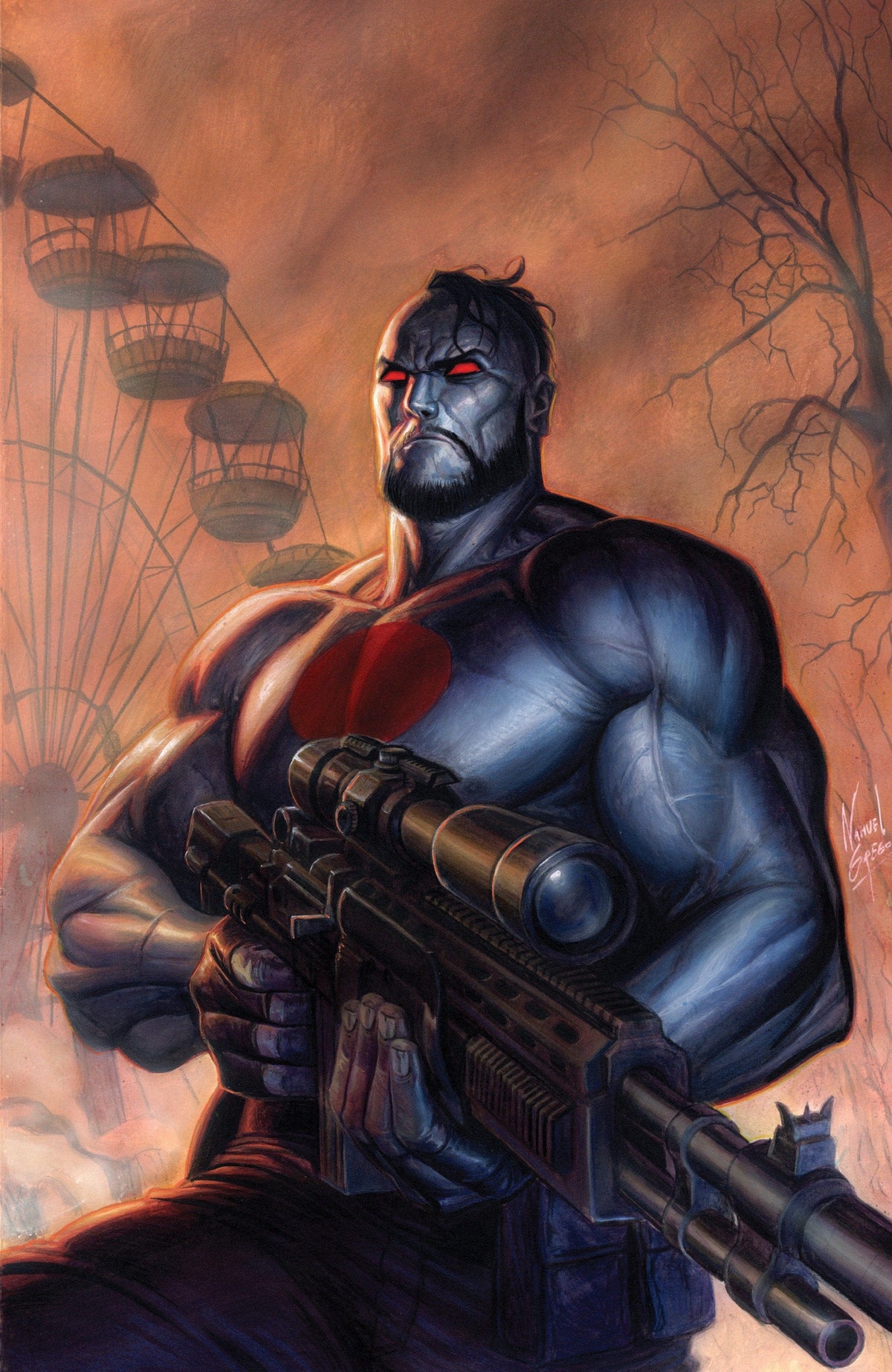 Valiant Beyond: Bloodshot #5--Man Made Hell #2 Variant C (Fajardo Full Art)