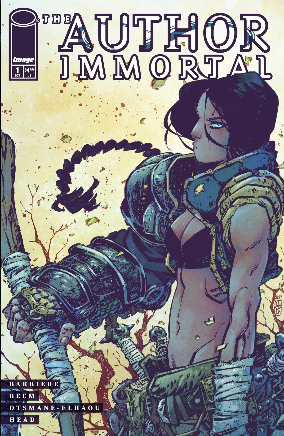AUTHOR IMMORTAL #1 JORGE CORONA THIRD EYE EXCLUSIVE - LTD TO 150 COPIES UNSIGNED