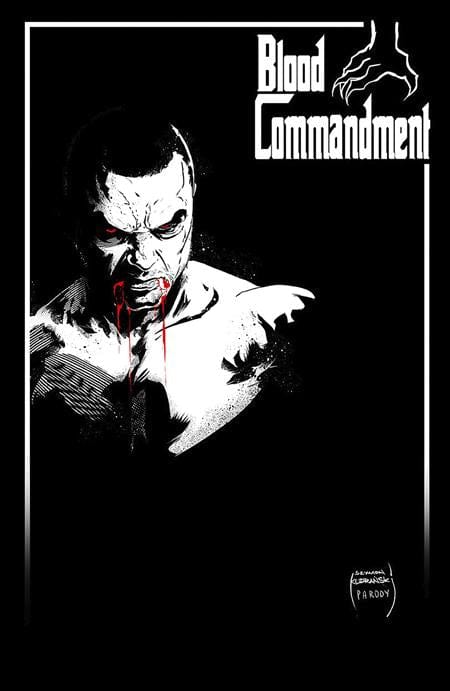 BLOOD COMMANDMENT #4 (OF 4) CVR D SZYMON KUDRANSKI HOMAGE VAR
