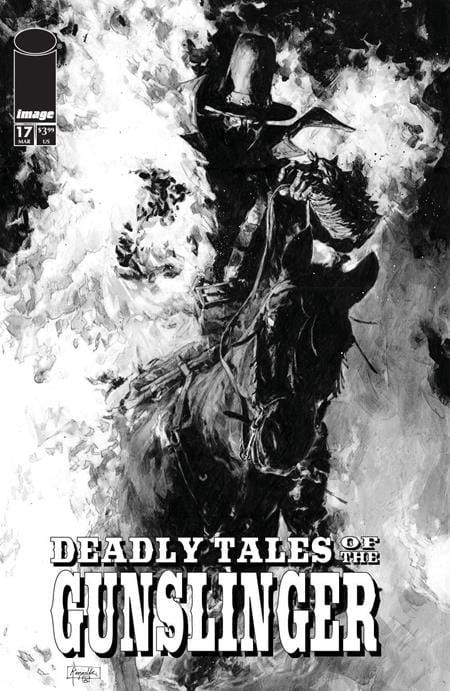 DEADLY TALES OF THE GUNSLINGER SPAWN #17 CVR B JORDI AMENGOL B&W VAR