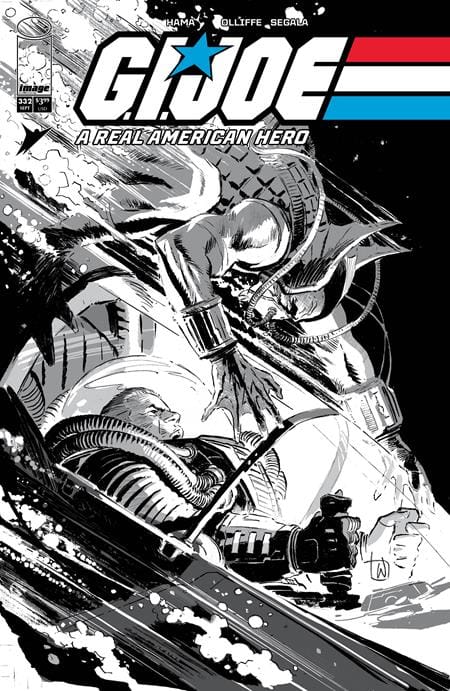 GI JOE A REAL AMERICAN HERO #332 CVR B LEE WEEKS B&W VAR (Release Date: 09/09/2026)