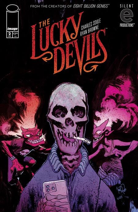 LUCKY DEVILS #2 (OF 9) CVR B JAMES HARREN VAR [SIGNED BY CHARLES SOULE & RYAN BROWNE]
