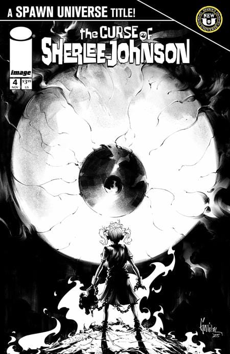SPAWN THE CURSE OF SHERLEE JOHNSON #4 CVR C JONATHAN GLAPION B&W VAR