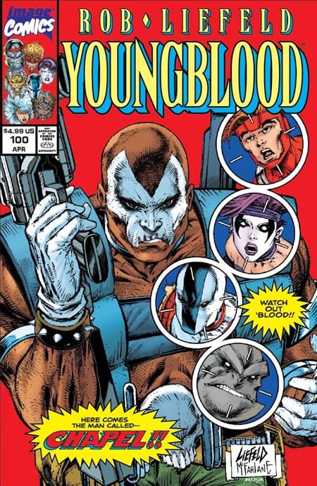 YOUNGBLOOD #100 CVR G ROB LIEFELD & TODD MCFARLANE VAR