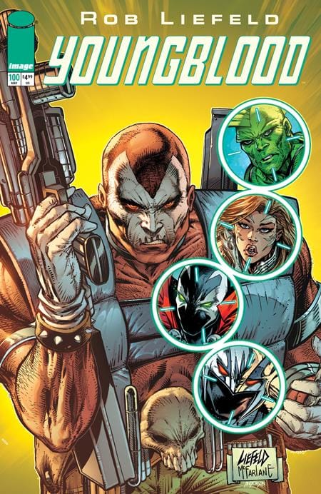 YOUNGBLOOD #100 CVR O ROB LIEFELD & TODD MCFARLANE IMAGE VAR