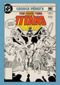 GEORGE PEREZS NEW TEEN TITANS ARTISTS EDITION HC CHARGE CVR