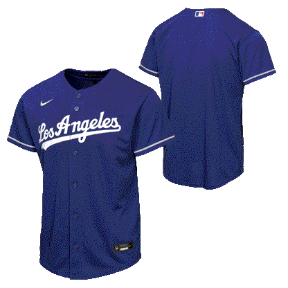 Nike Youth Los Angeles Dodgers Alternative Baseline Jersey-Royal