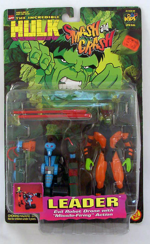 Incredible Hulk Smash and Crash Action Figures: Leader (Shelf Wear Packaging)