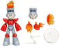 JADA TOYS: MEGAMAN - FIRE MAN 4.5 ACTION FIGURE