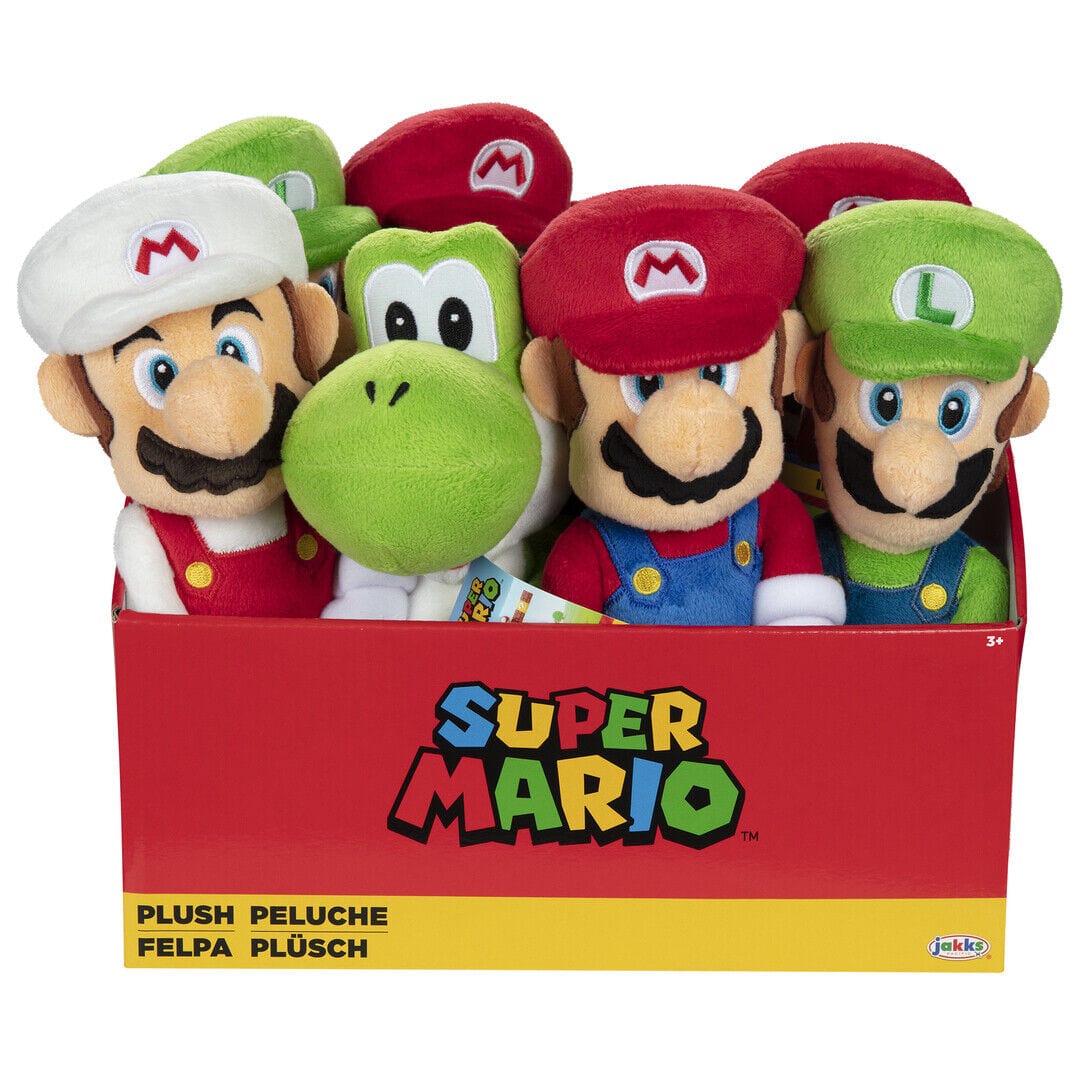 Jakks Pacific: Super Mario - Assorted 6" Plush (1pc, Random)