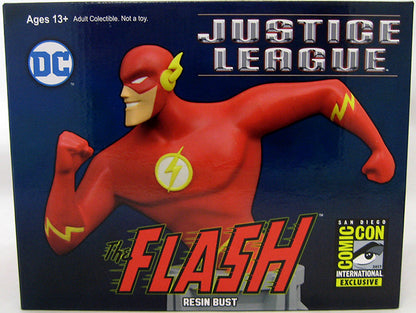 Justice League Animated Series 6 Inch Bust Statue Resin Bust - Flash SDCC 2017