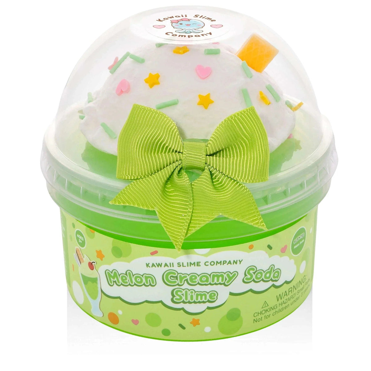 Kawaii Slime: 2-in-1 Slime - Melon Creamy Soda