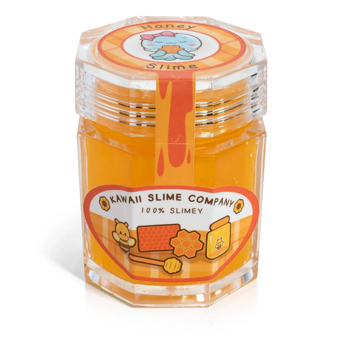 Kawaii Slime: Homemade Slime Jar - Honey